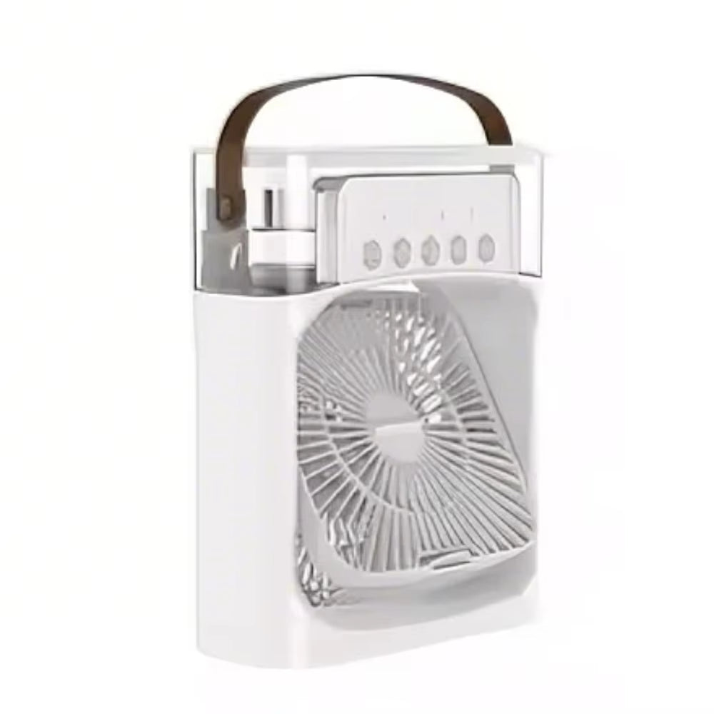 Portable Fan Air Conditioners USB Electric Fan Air Cooler LED Night Light Water Mist Fun 3 in 1 Air Humidifier for Home