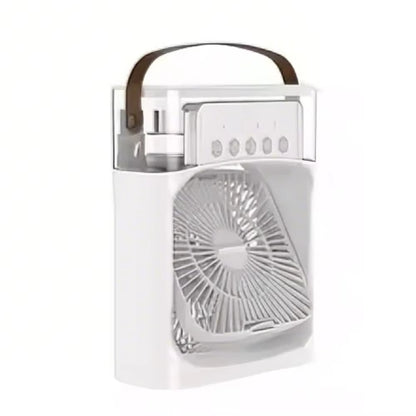 Portable Fan Air Conditioners USB Electric Fan Air Cooler LED Night Light Water Mist Fun 3 in 1 Air Humidifier for Home